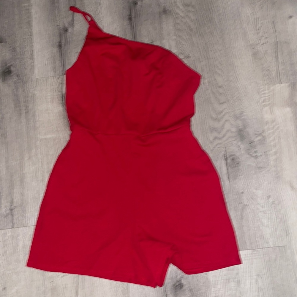 One Shoulder Romper